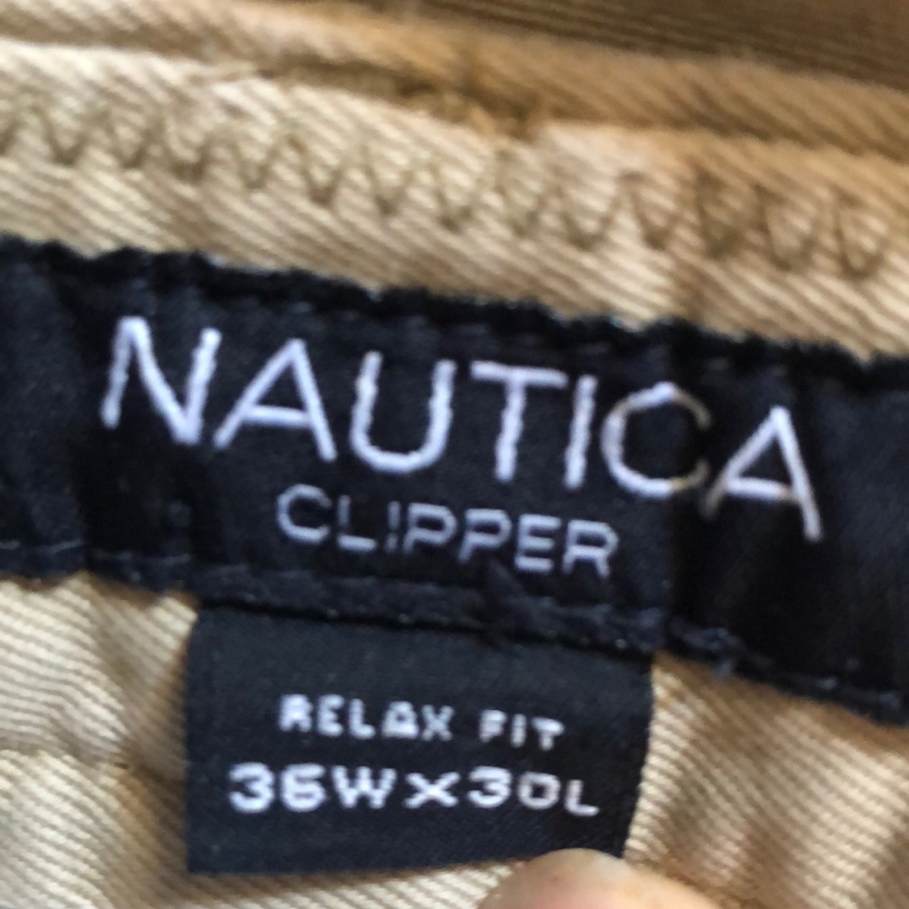 Nautica men’s khaki casual dress pant